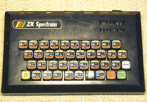 ZX Spectrum 128 closeup